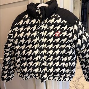 Perfect Moment Houndstooth puffer jacket